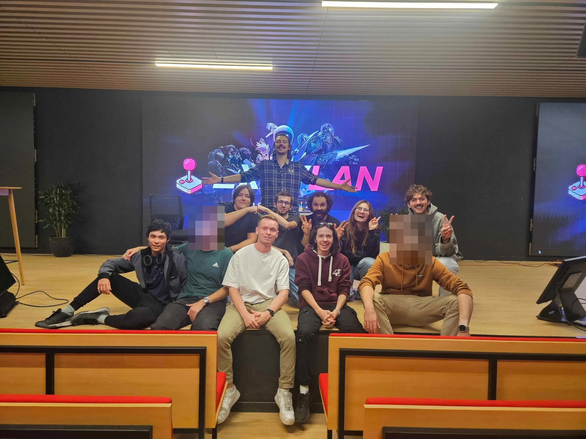 The XLAN 2026 crew on stage
